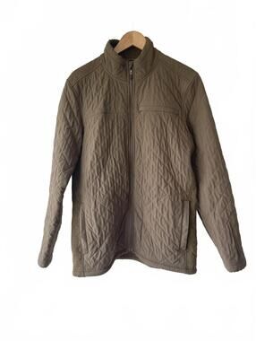 Royal Robbins Quilted Jacket Mens M Brown Lightweight Outdoor Coat